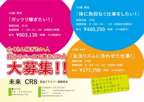 未来CR8の仕事イメージ